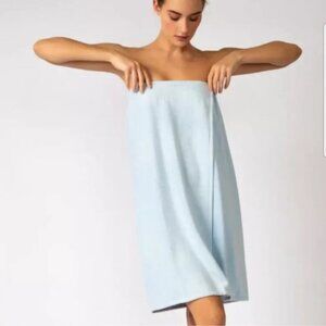 NEW in package P.J. Salvage powder blue towel wrap